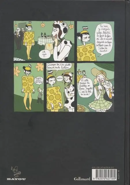 Verso de l'album Cadavre exquis