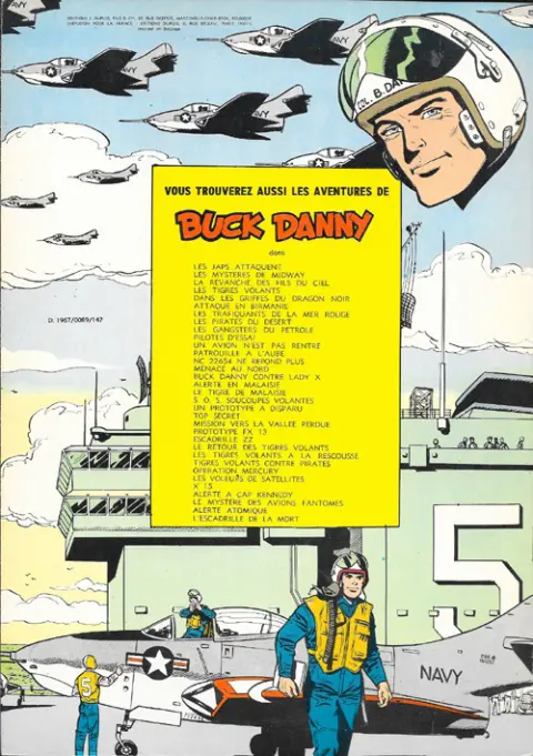 Verso de l'album Buck Danny Tome 34 Alerte atomique