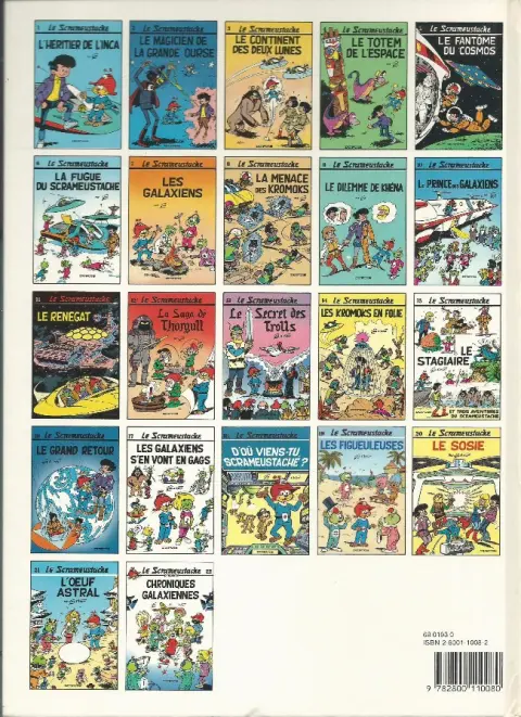 Verso de l'album Le Scrameustache Tome 12 La saga de Thorgull