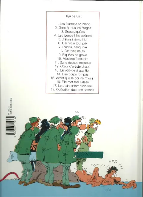 Verso de l'album Les Femmes en Blanc Tome 16 Elle met mal l'alèse
