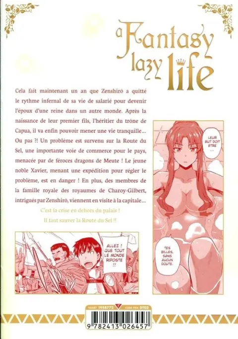 Verso de l'album A Fantasy lazy life 4