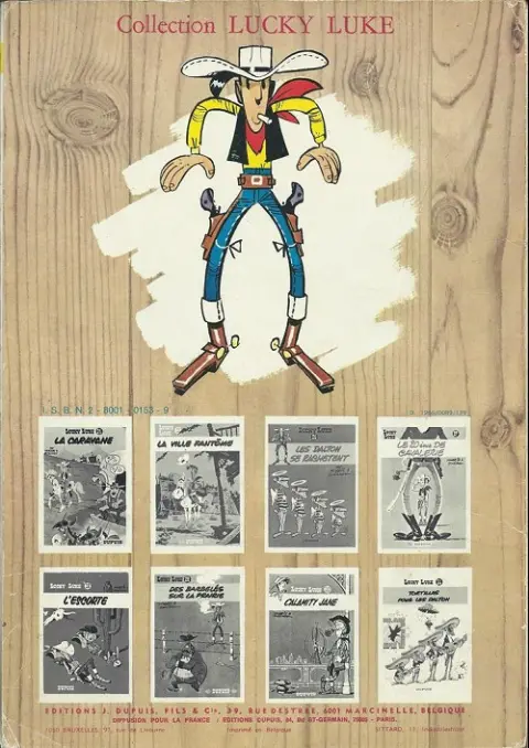 Verso de l'album Lucky Luke Tome 14 Ruée sur l'Oklahoma