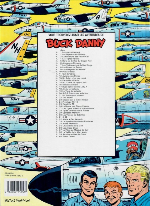 Verso de l'album Buck Danny Tome 16 Menace au nord