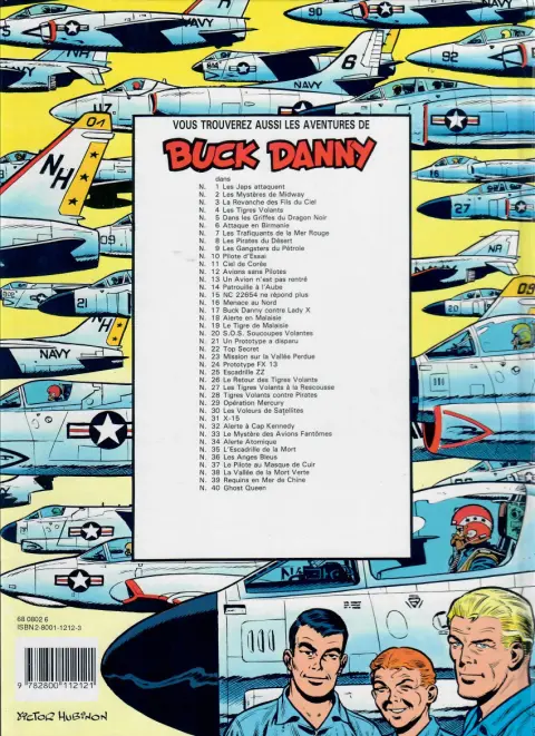Verso de l'album Buck Danny Tome 16 Menace au nord