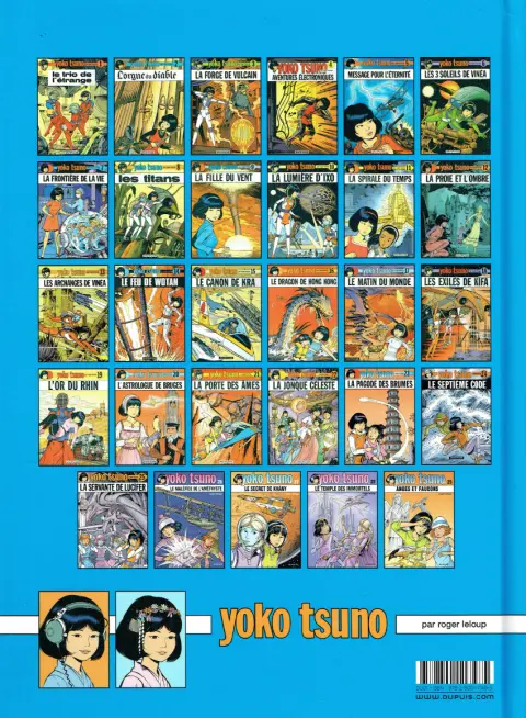 Verso de l'album Yoko Tsuno Tome 18 Les exilés de Kifa