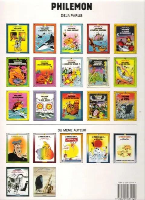 Verso de l'album Philémon Tome 12 Le chat à neuf queues