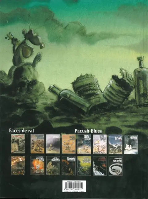 Verso de l'album Pacush Blues Tome 12 Douzième véhicule : Autopsie de mondes en déroute