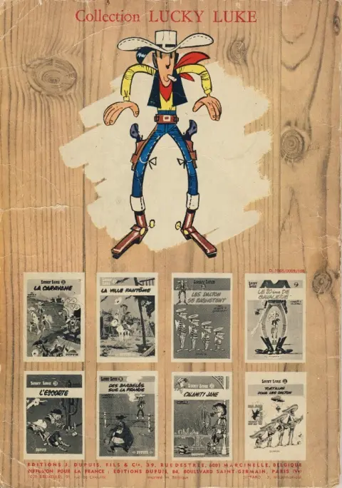 Verso de l'album Lucky Luke Tome 24 La caravane