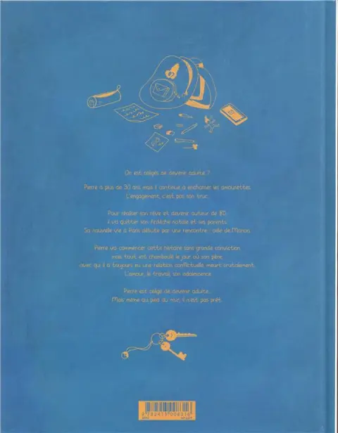 Verso de l'album L'Âge de pierre