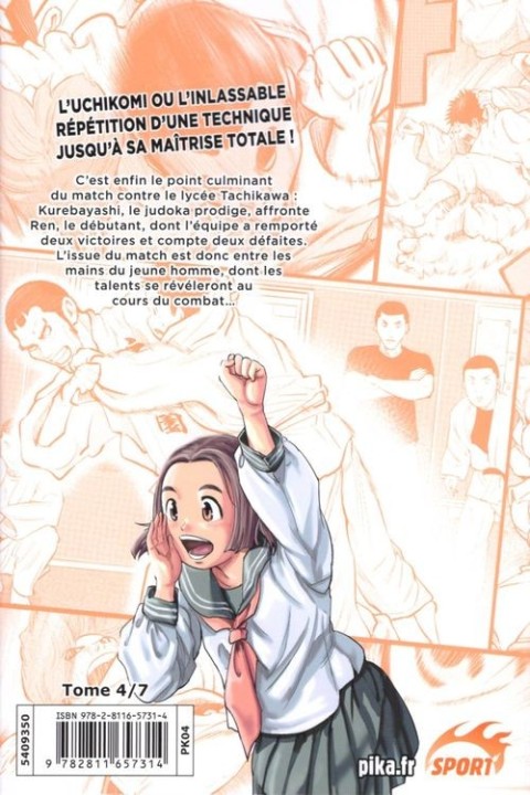 Verso de l'album Uchikomi ! : L'Esprit du Judo 4