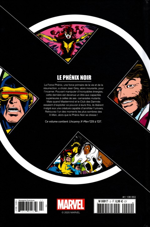 Verso de l'album X-Men - La Collection Mutante Tome 2 Le Phénix noir