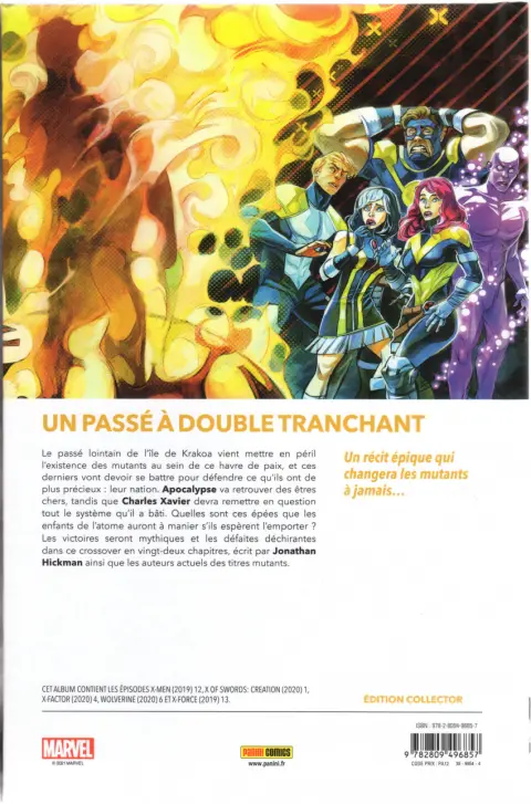 Verso de l'album X of Swords Volume 1/4