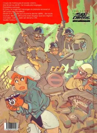 Verso de l'album Célestin Speculoos Tome 2 Mai 68