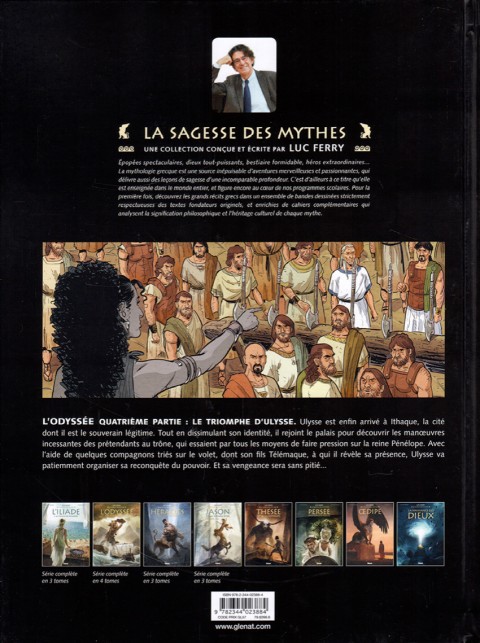 Verso de l'album L'Odyssée 4/4 Le triomphe d'Ulysse