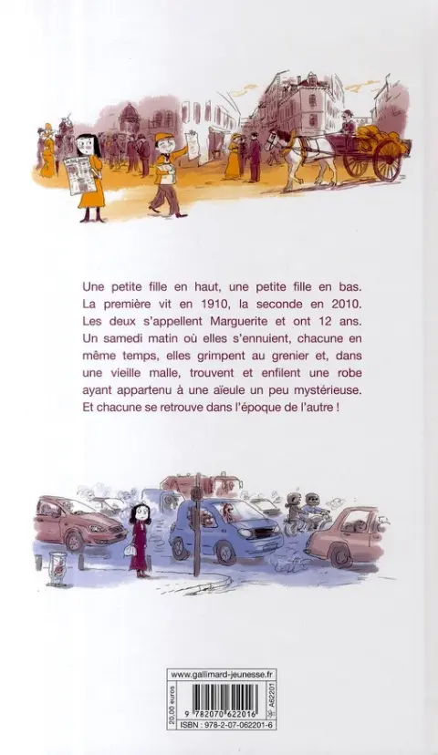 Verso de l'album Le temps des Marguerite