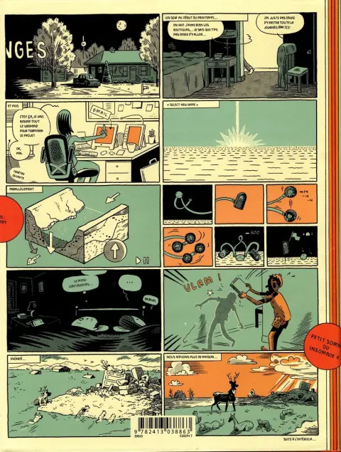 Verso de l'album Glenn Ganges dans : Le flot des souvenirs