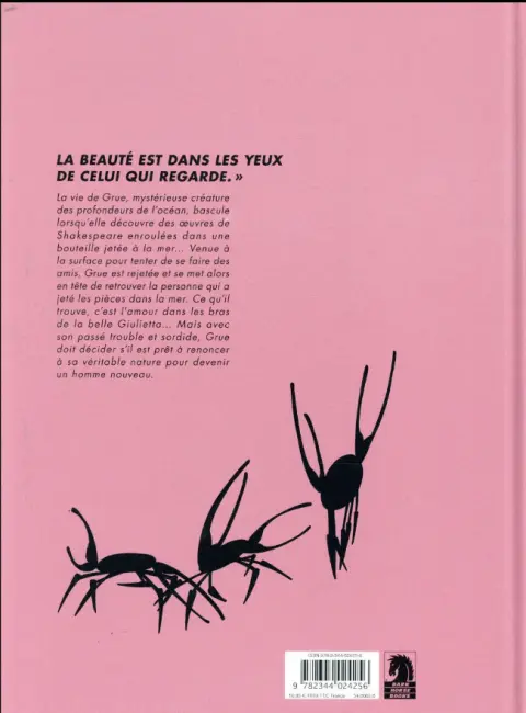 Verso de l'album Chère créature