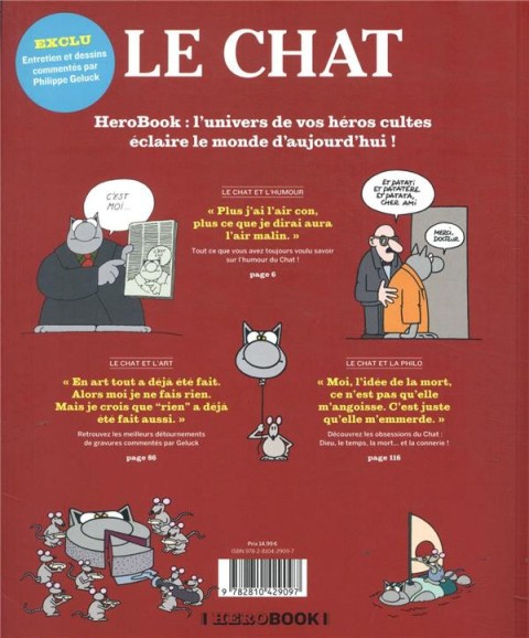 Verso de l'album Le Chat Le Chat - Herobook
