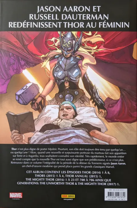 Verso de l'album Thor - Déesse du Tonnerre