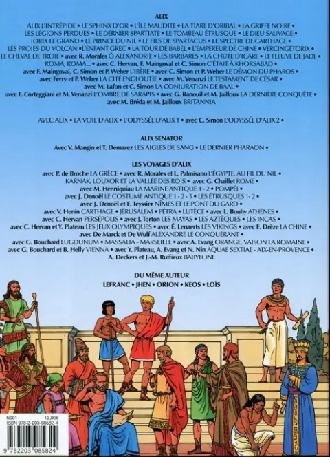 Verso de l'album Les Voyages d'Alix Tome 24 Lutèce