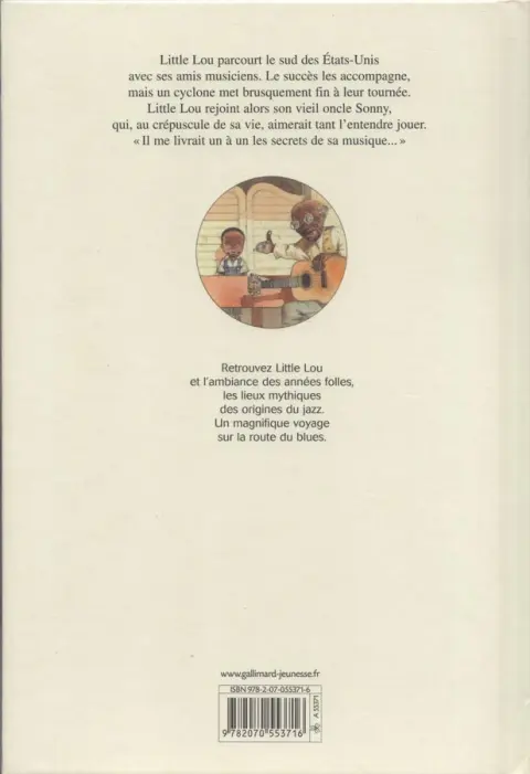 Verso de l'album Little Lou 2 La route du sud