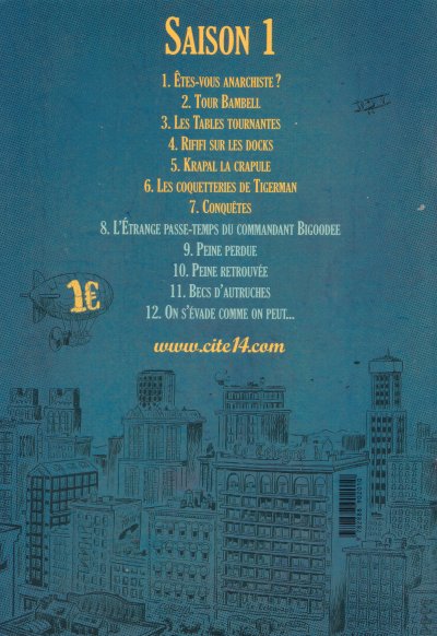Verso de l'album Cité 14 Saison 1 Tome 7 Conquêtes