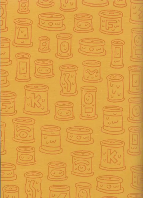 Verso de l'album Du manger en canne