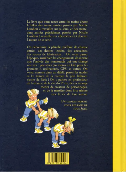 Verso de l'album 30 ans ... avec les triplés