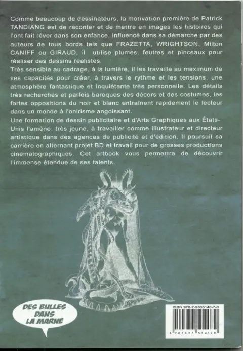 Verso de l'album Artbook Artbook by Tandiang