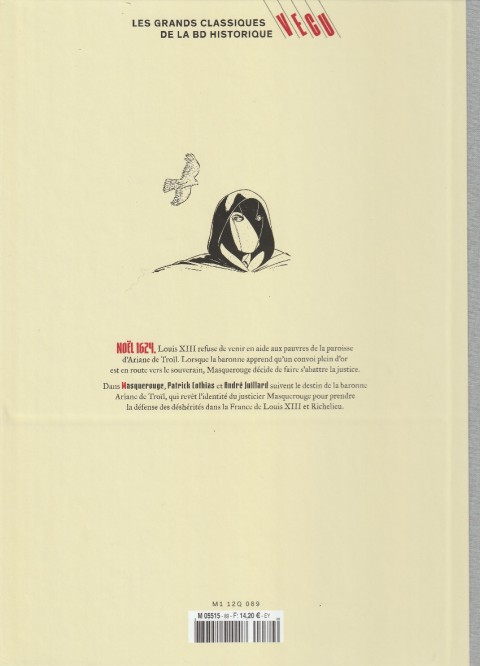 Verso de l'album Les grands Classiques de la BD Historique Vécu - La Collection Tome 90 Masquerouge - Tome III : Le Rendez-vous de Chantilly