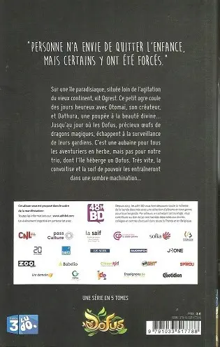 Verso de l'album Ogrest Tome 1