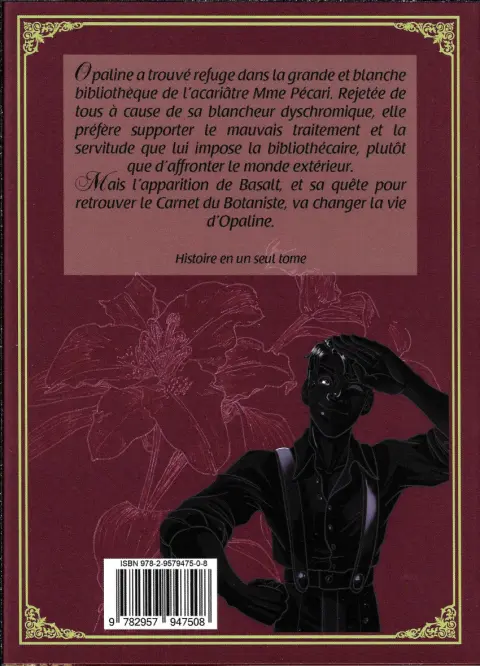 Verso de l'album Le carnet du Botaniste Le Carnet du Botaniste