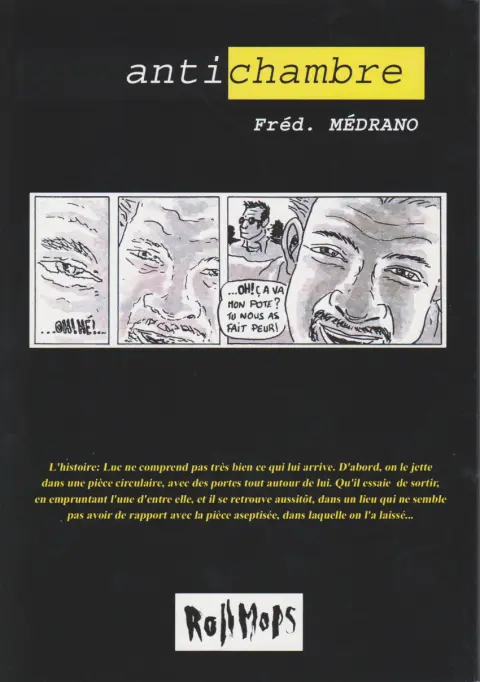 Verso de l'album Antichambre