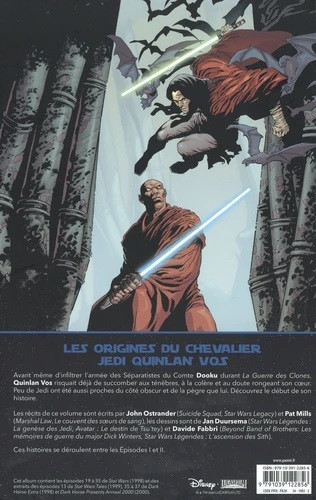 Verso de l'album Star Wars - La Menace Révélée Tome 2