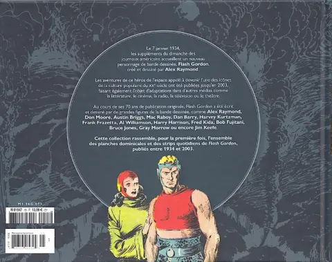 Verso de l'album Flash Gordon Tome 15 1967-1970