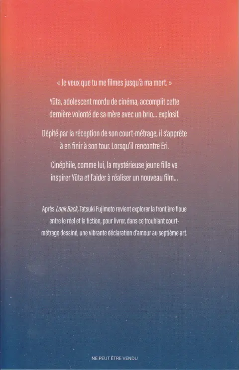Verso de l'album Adieu Eri