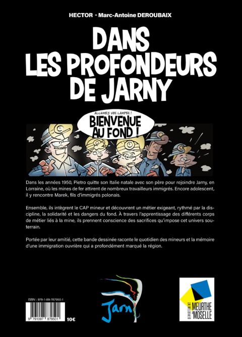 Verso de l'album Dans les profondeurs de Jarny
