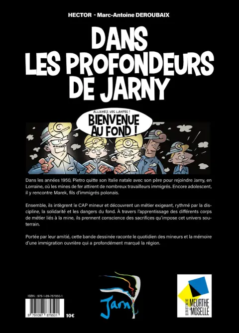 Verso de l'album Dans les profondeurs de Jarny