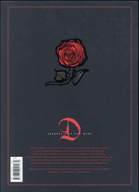 Verso de l'album D Journal d'un non-mort