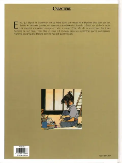 Verso de l'album Elsa Tome 2 Papillons secrets