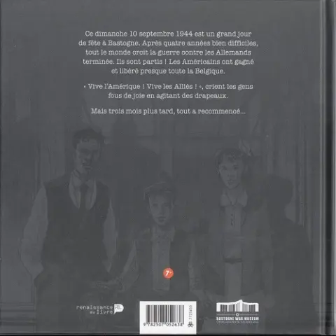 Verso de l'album Émile l'enfant courage