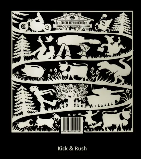 Verso de l'album Le Feu au lac Vol. 2