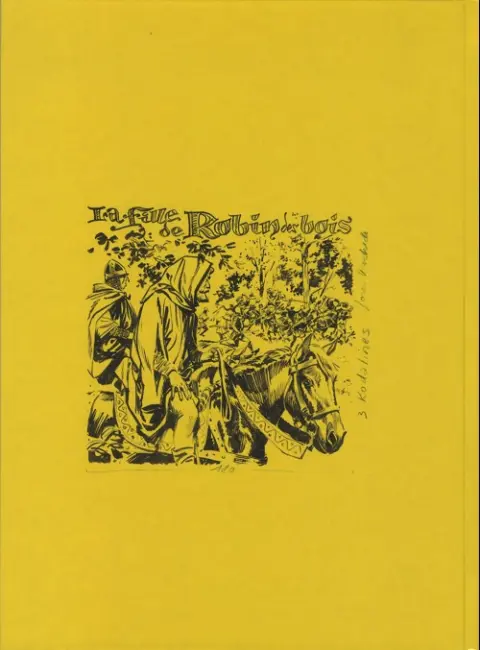 Verso de l'album La Fille de Robin des bois