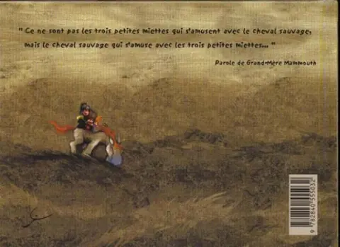 Verso de l'album Genz Gys Khan au pays du vent Tome 1 Ami sauvage