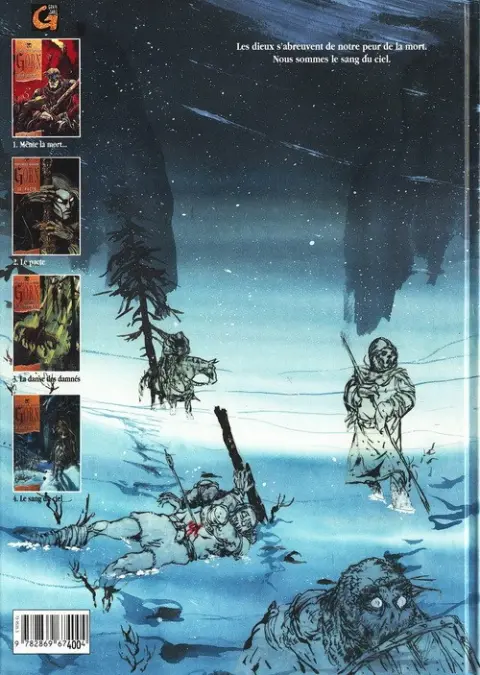 Verso de l'album Gorn Tome 4 Le sang du ciel