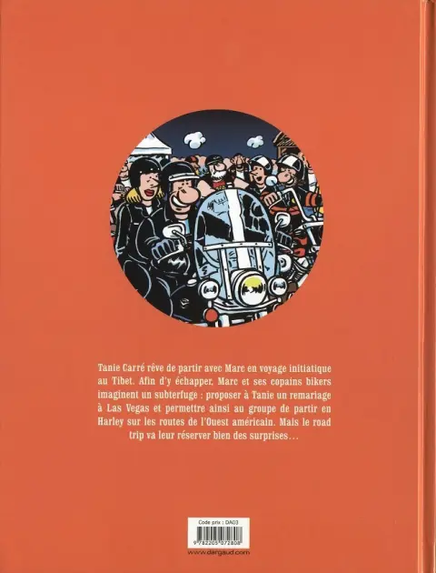 Verso de l'album Je veux une Harley Tome 3 La Conquête de l'Ouest
