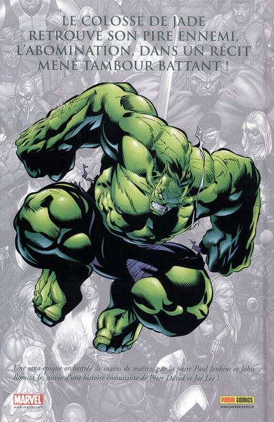 Verso de l'album Marvel Tome 8 Hulk