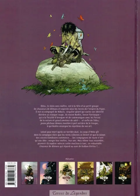 Verso de l'album Okko Tome 6 Le cycle de l'air II