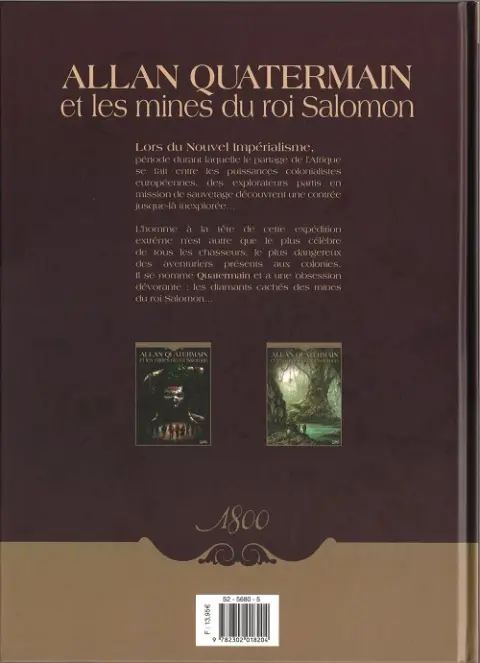 Verso de l'album Allan Quatermain et les mines du Roi Salomon Tome 2 En territoire hostile