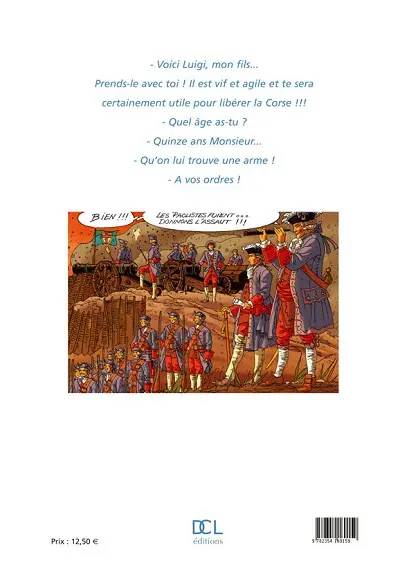 Verso de l'album Paoli Tome 2 Le père de la patrie